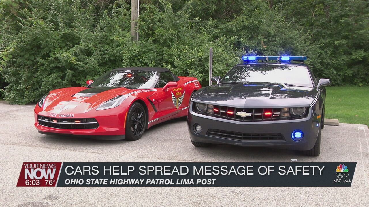 Repurposed cars to help spread driver safety education for Ohio Highway Patrol